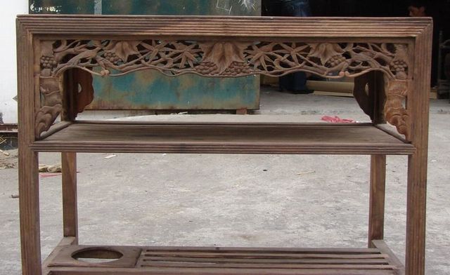 雕花半桌工厂|carving table