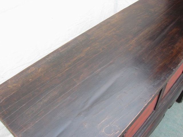 弯腿三抽供台|Bending-legs altar w/ three drawers
