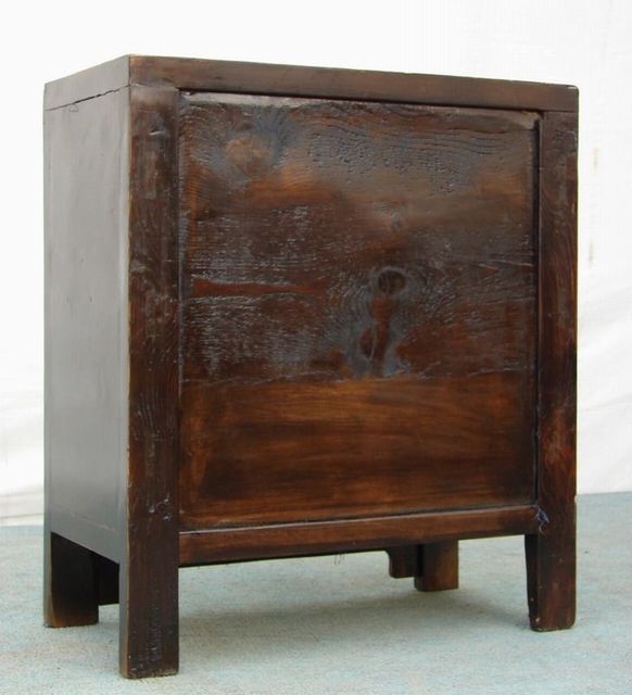 二抽二门描彩小柜|Color-painted small cabinet with two drawers and two doors