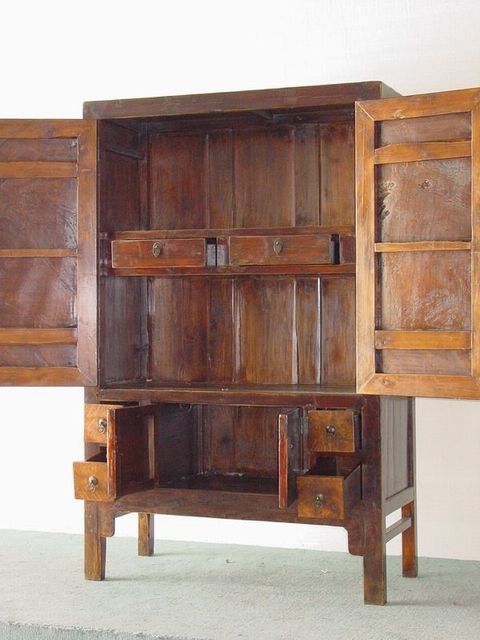 樱木面大柜|Cherry wood big cabinet
