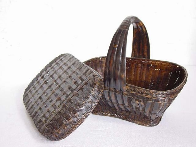 竹提篮|Bamboo hand basket