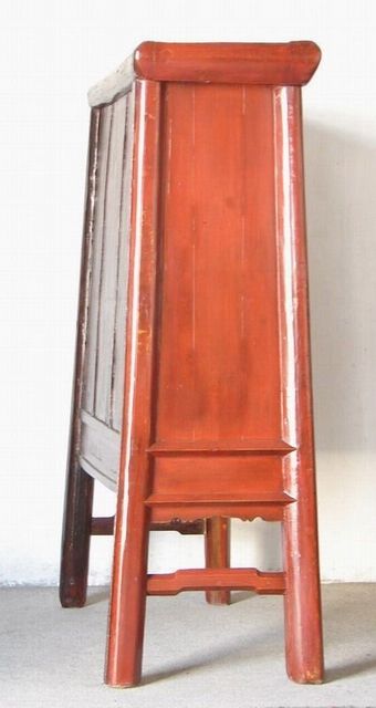 红蝴蝶大柜|Red-lacquered big cabinet