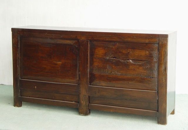 四抽四门五彩地柜|Painting low cabinet w/ 4 doors & 4 drawers