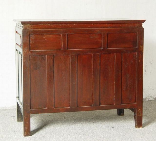 黑五彩三抽二门柜|cabinet