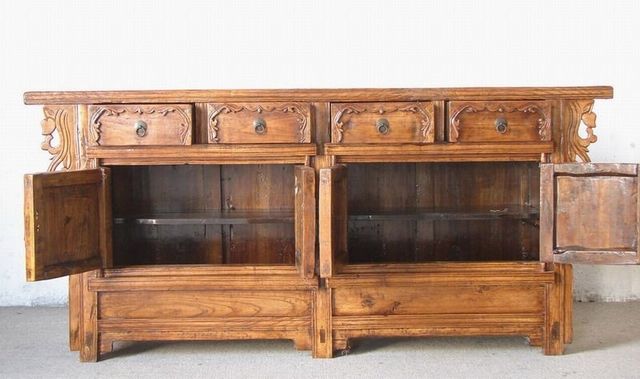 四抽四门地柜|Low cabinet with 4 doors & 4 drawers
