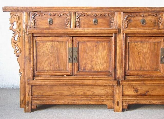 四抽四门地柜|Low cabinet with 4 doors & 4 drawers