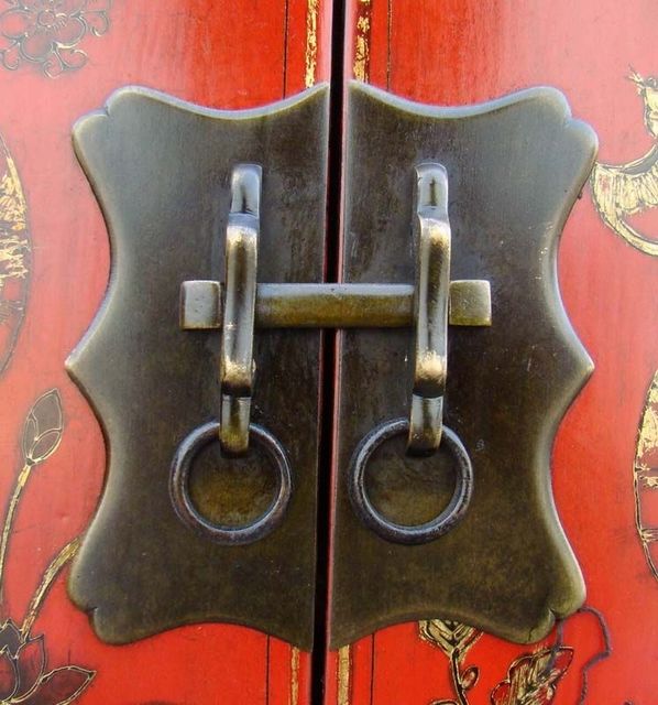 红描金小柜|Red &gilt small cabinet