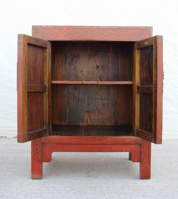 红描金小柜|Red &gilt small cabinet