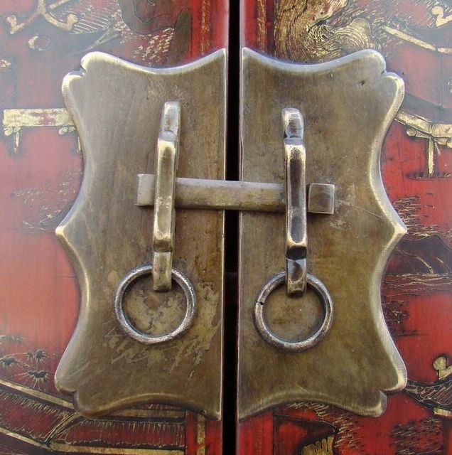 红描金小柜|Red &gilt small cabinet