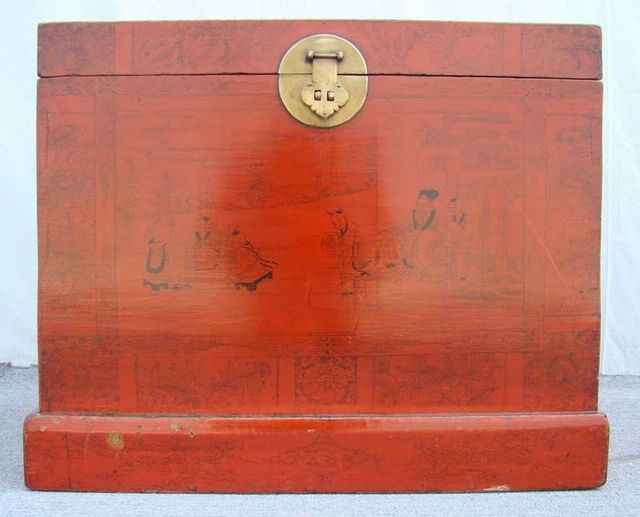 红描彩箱三件套工厂|red depicting a color three-piece