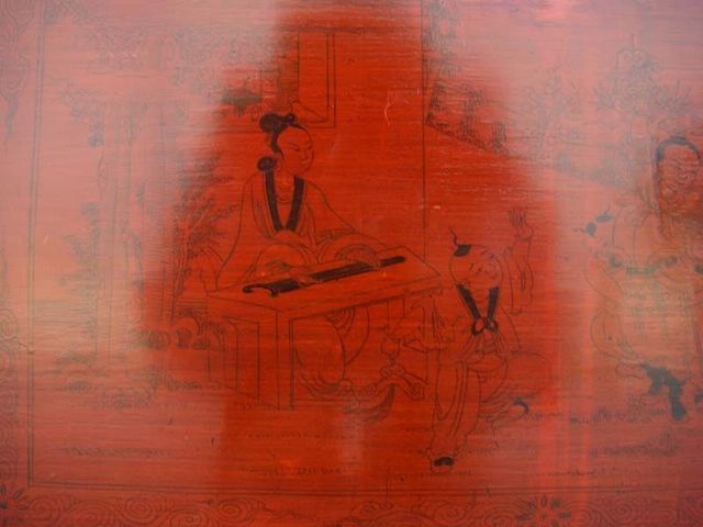 红描彩箱三件套工厂|red depicting a color three-piece