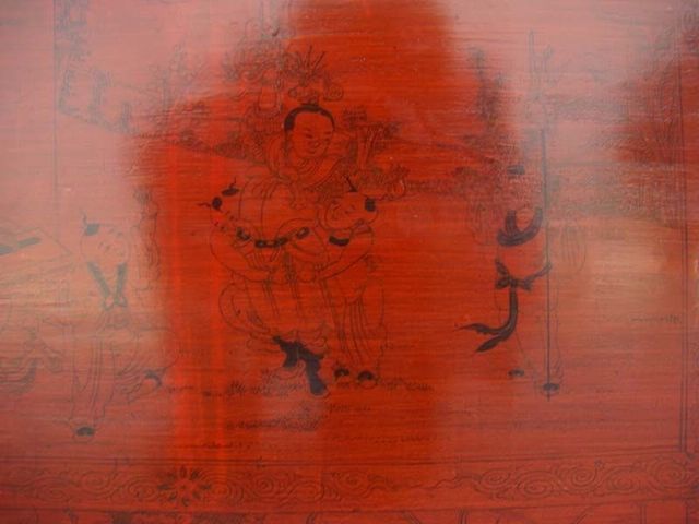 红描彩箱三件套工厂|red depicting a color three-piece