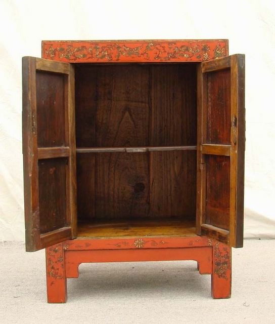 红描金小柜工厂|Red &gilt small cabinet