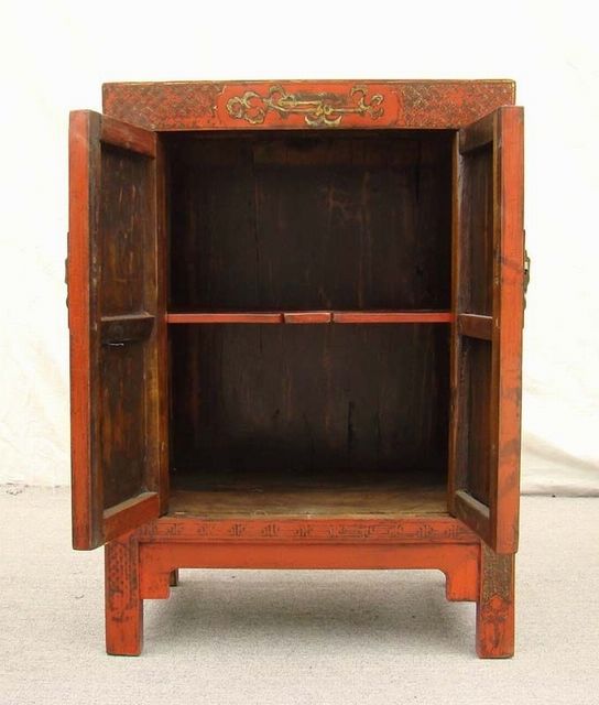 红描金小柜工厂|Red &gilt small cabinet
