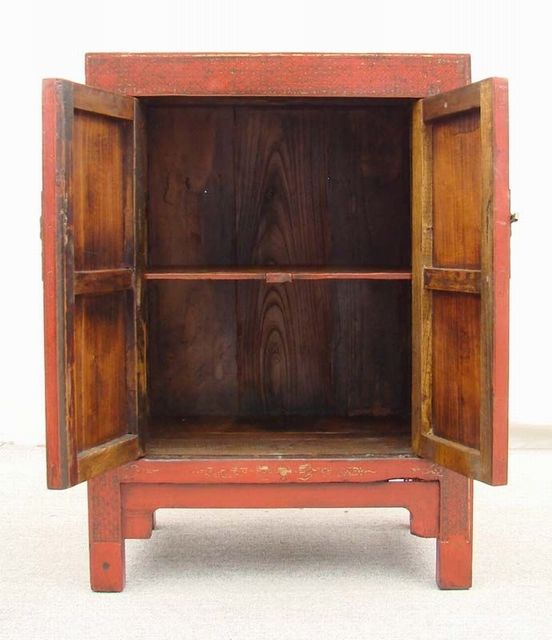 红描金小柜|Red &gilt small cabinet