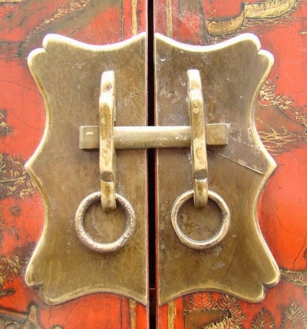 红描金小柜|Red &gilt small cabinet