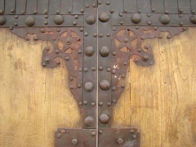 铁门带框|Iron gate with doors frame