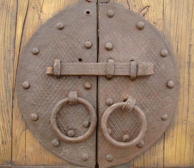 铁门带框|Iron gate with doors frame