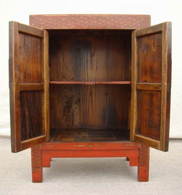 红描金小柜|Red &gilt small cabinet