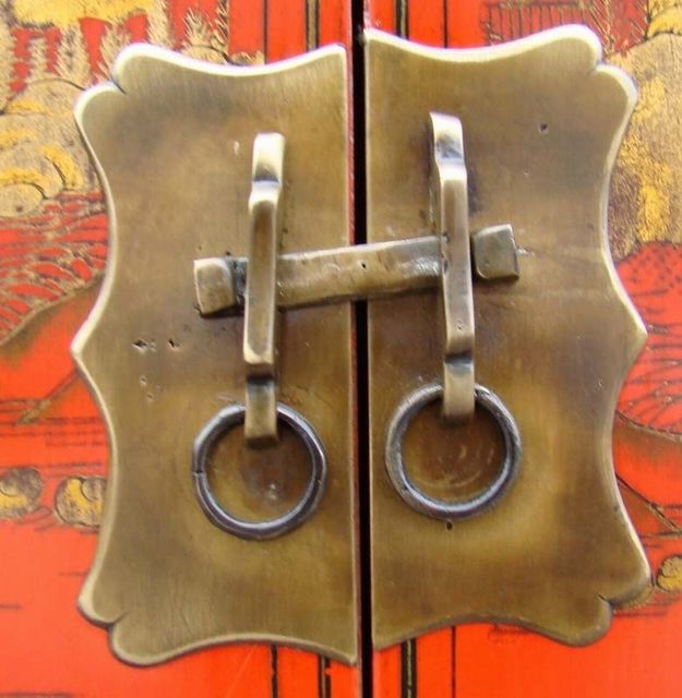 红描金小柜|Red &gilt small cabinet