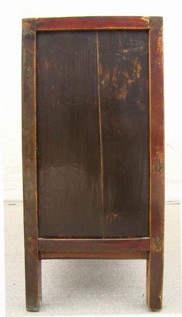 红描金四门柜工厂|red depicting a color small siamese chest with two gates