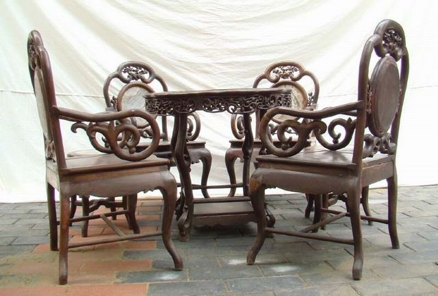 桌椅七件套|table and chair a set of seven