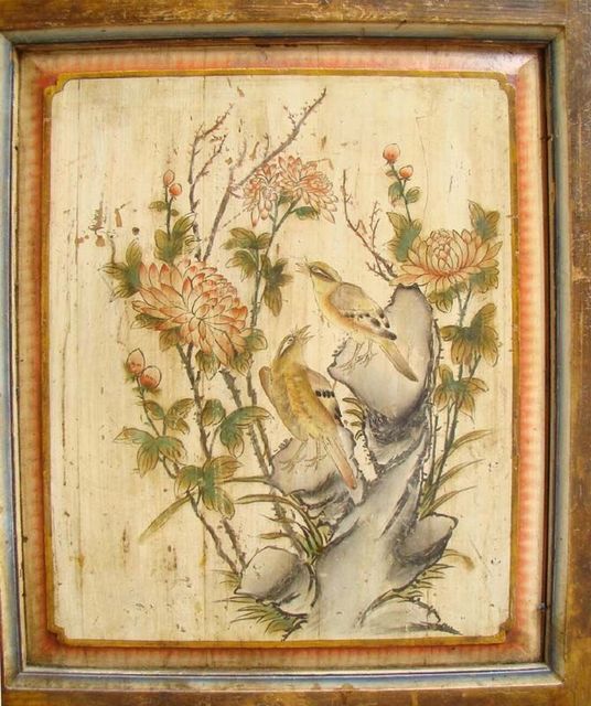 描彩门带框|Chinese antique funiture
