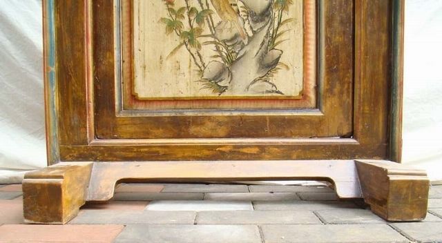 描彩门带框|Chinese antique funiture
