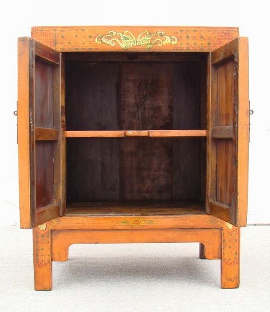 描彩小柜|Color-painted small cabinet