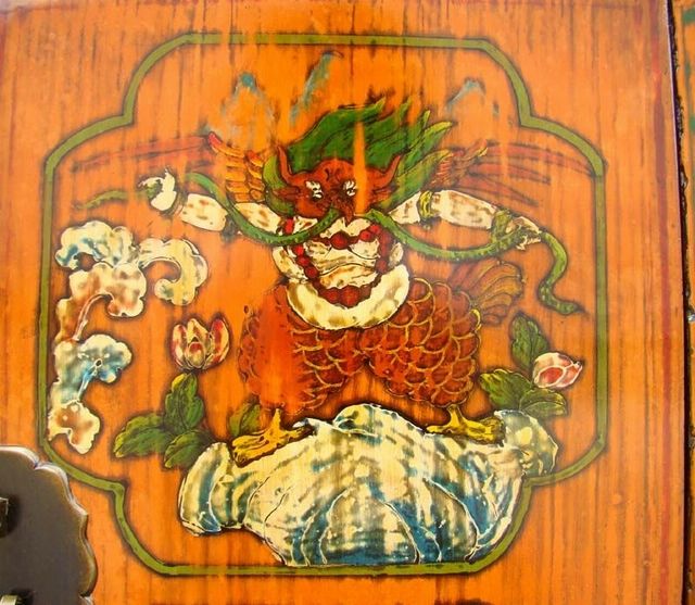 描彩小柜|Color-painted small cabinet