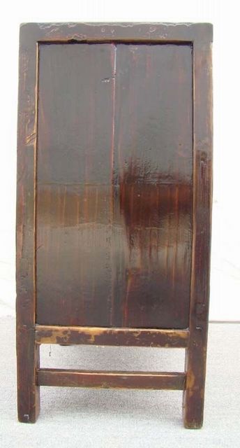 红漆二门小柜|Red-lacquered small cabinet