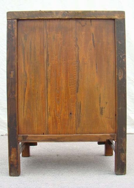 红漆二门小柜|Red-lacquered small cabinet