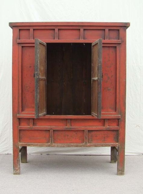 红描金大柜工厂|Red & gilt big cabinet