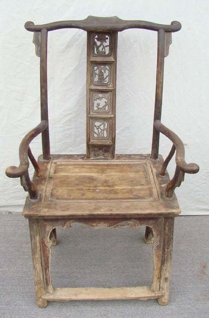 四出头官帽椅|Armchair with four protruding ends