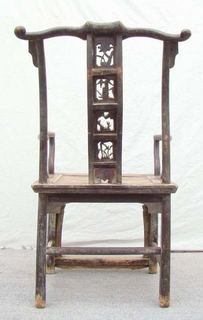 四出头官帽椅|Armchair with four protruding ends