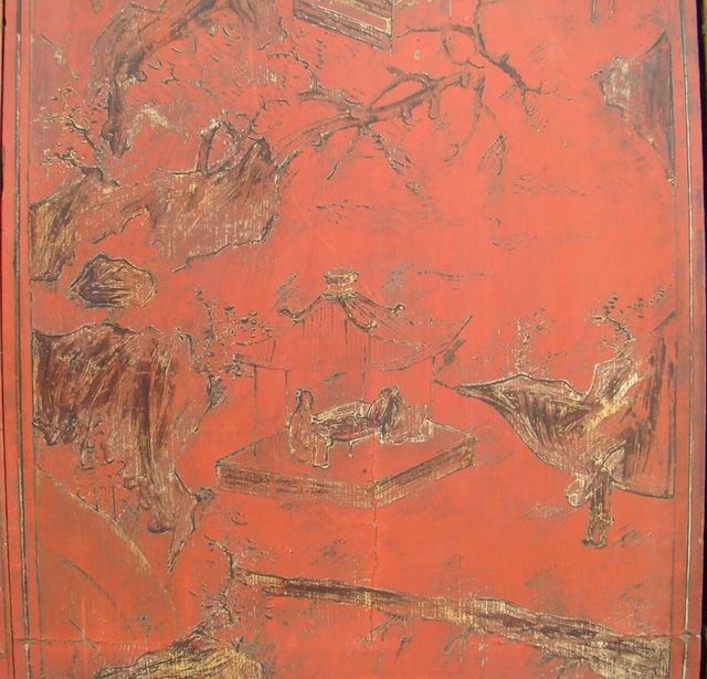 红描金大柜工厂|Red & gilt big cabinet