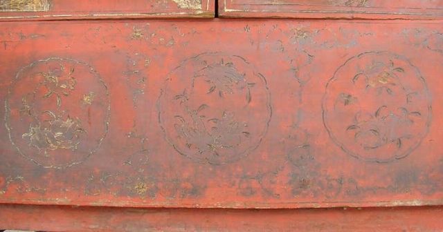 红描金大柜工厂|Red & gilt big cabinet