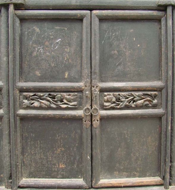 黑漆二门大柜工厂|Black lacquer big cabinet w/two doors