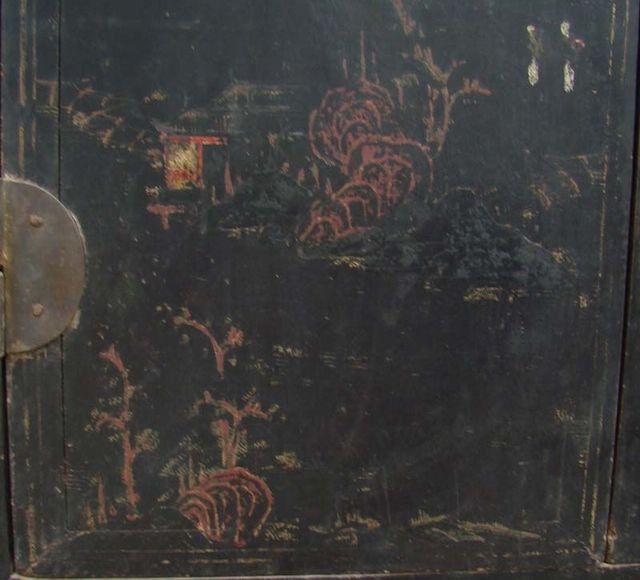 黑五彩大柜工厂|Black multicolored big cabinet