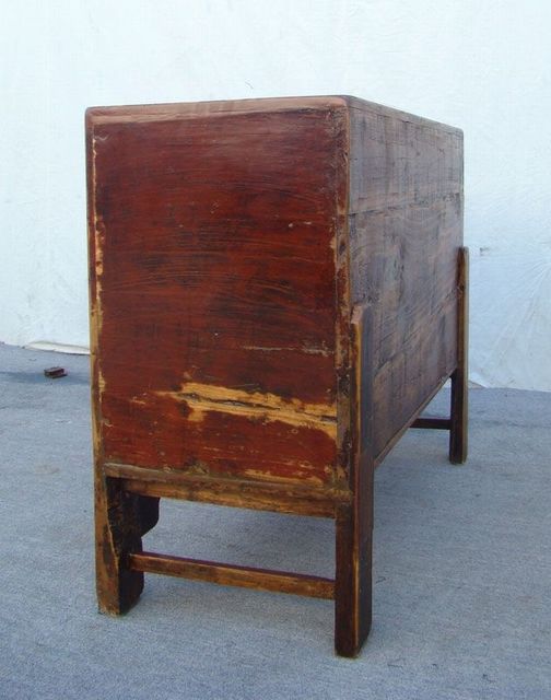 描彩二门柜|Color-painted cabinet w/ 2 doors
