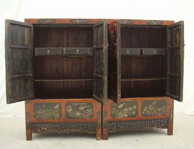描彩大柜|Color-painted big cabinet
