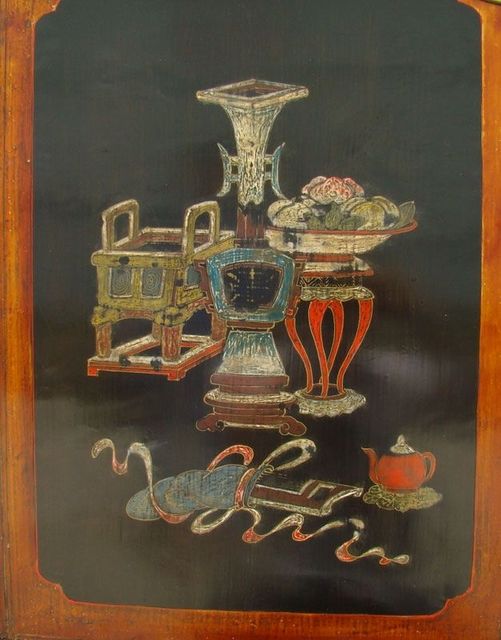 描彩大柜|Color-painted big cabinet