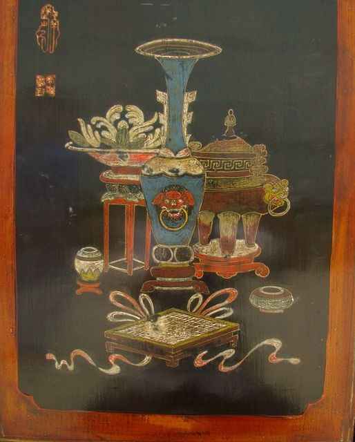 描彩大柜|Color-painted big cabinet