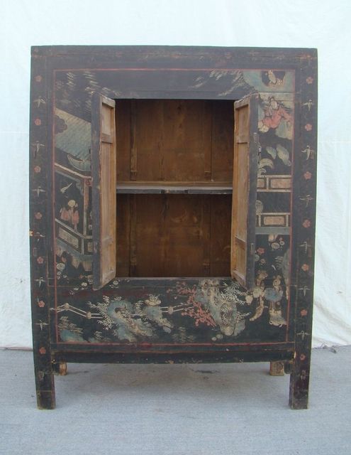 黑五彩大柜工厂|Black multicolored big cabinet