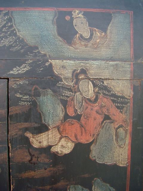 黑五彩大柜工厂|Black multicolored big cabinet