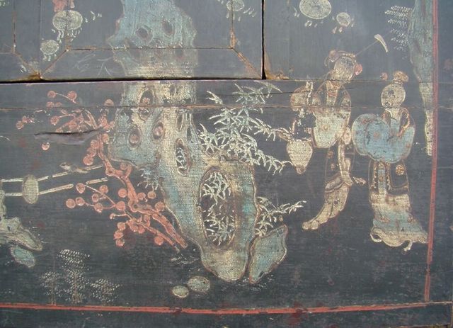黑五彩大柜工厂|Black multicolored big cabinet
