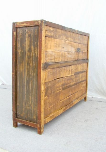 高碑店黑五彩四门亮格柜|Black multicolored big cabinet