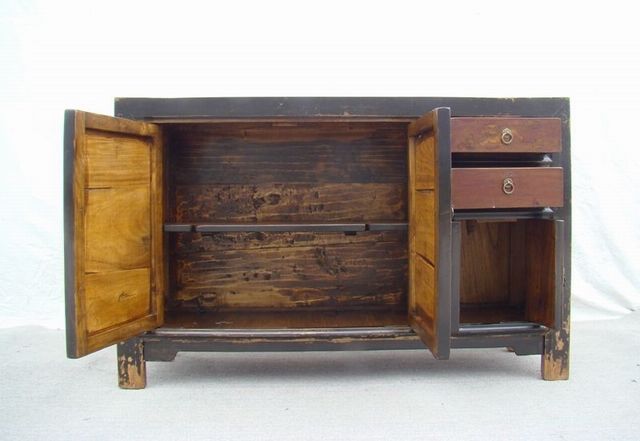 二抽四门描彩柜高碑店|depicts the color cabinet with two drawers and four gates