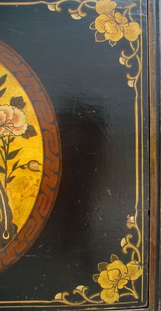 二抽四门描彩柜高碑店|depicts the color cabinet with two drawers and four gates