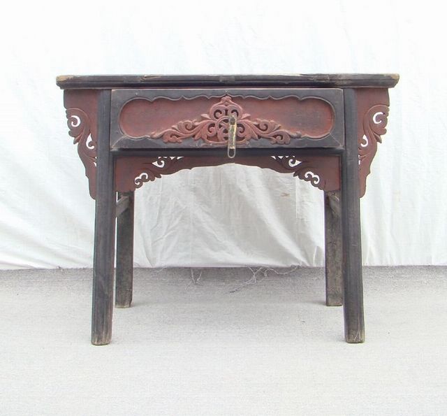 高碑店单抽桌|coffer with one drawer